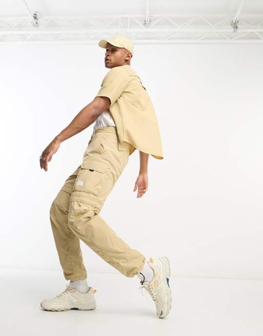 The North Face Alrescha High Waist Cargo Trousers in Natural