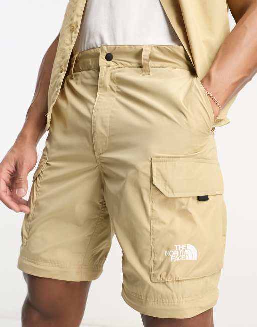 The North Face Alrescha zip off convertible cargo pants in stone