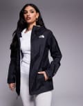[The North Face] The North Face Alta Vista packable waterproof jacket in black XS BLACK