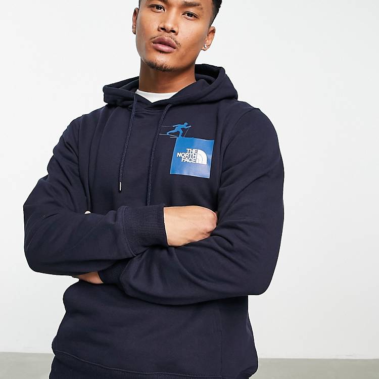 The North Face Altitude Problem back print hoodie in navy
