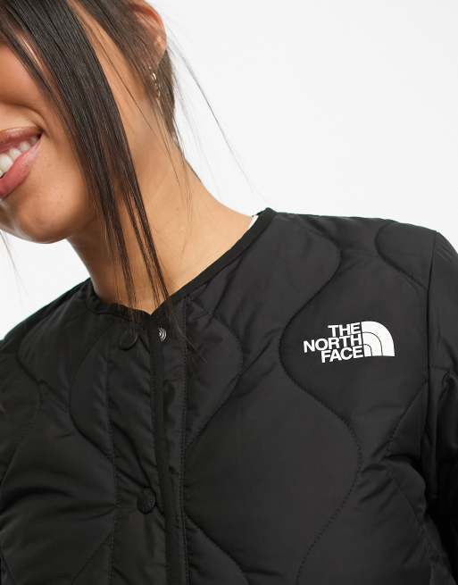 The North Face Ampato quilted liner jacket in black Exclusive at ASOS