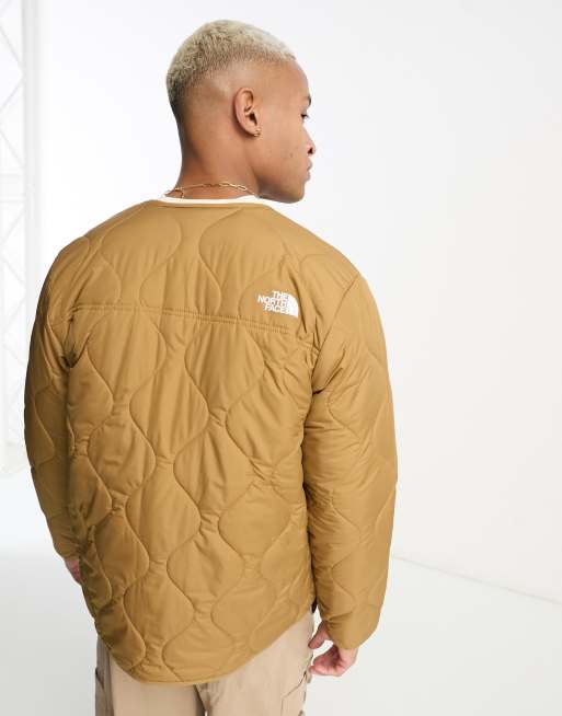 The North Face Ampato quilted liner jacket in brown Exclusive at ASOS, 2 of 4
