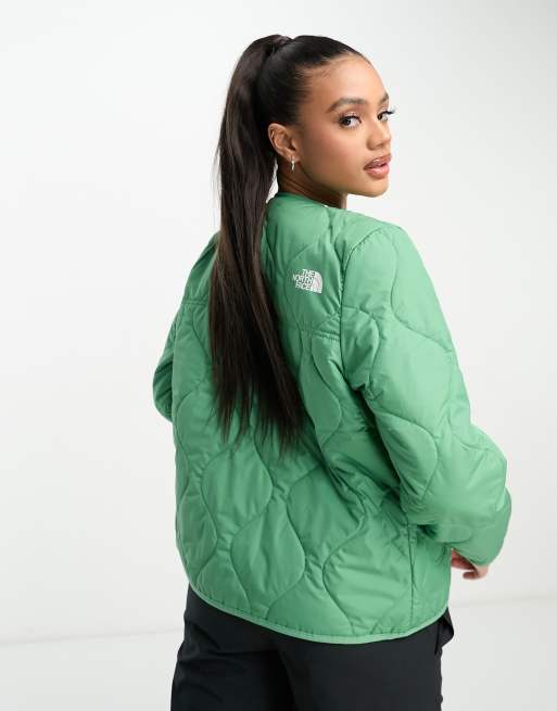 The North Face Ampato quilted liner jacket in green Exclusive at ASOS | ASOS