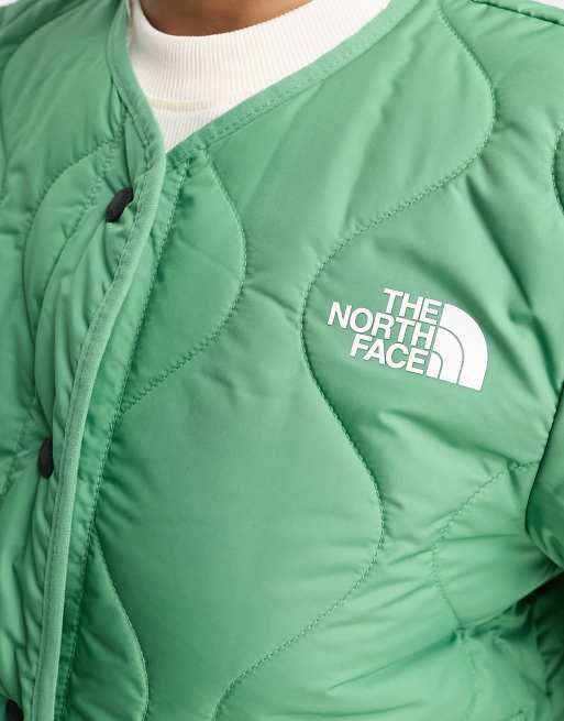 The North Face Acamarachi oversized long puffer coat in dark green  Exclusive at ASOS