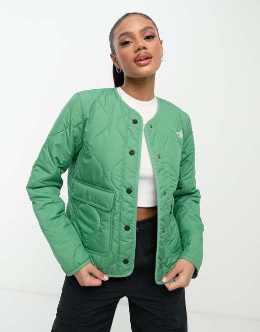 quilted ASOS | Face liner in at The ASOS North green Ampato jacket Exclusive