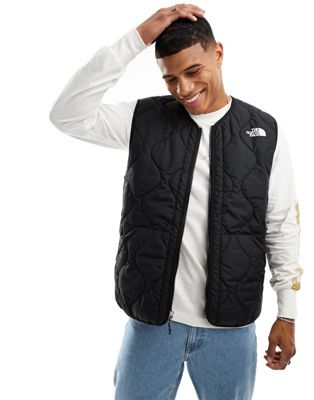 The North Face Ampato quilted zip up liner vest in black Exclusive at ...