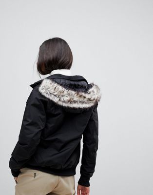 north face black bomber