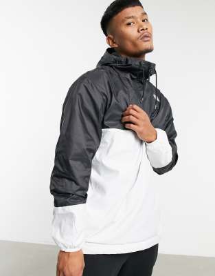 black and white anorak jacket