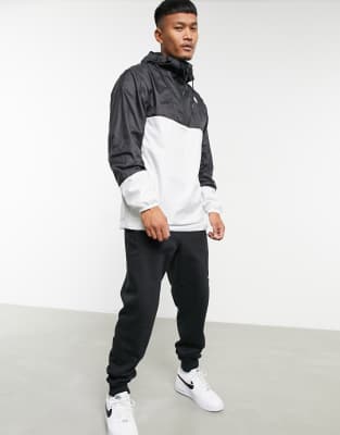 black and white anorak jacket