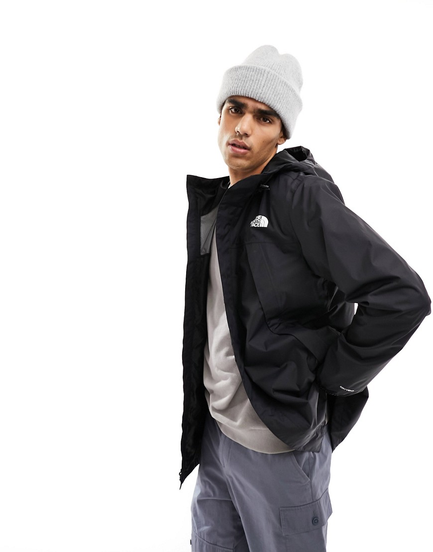 The North Face Antora DryVent waterproof hooded parka in black