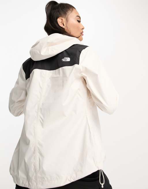 North face white raincoat online