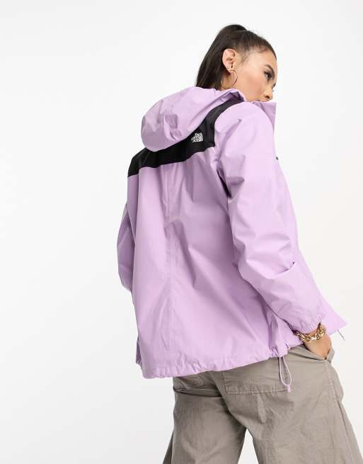 North face purple hot sale rain jacket