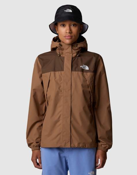 The North Face - Antora - Giacca da pioggia marrone latte fumé - view 1