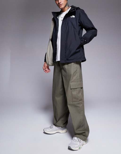 The North Face Antora hooded jacket in black