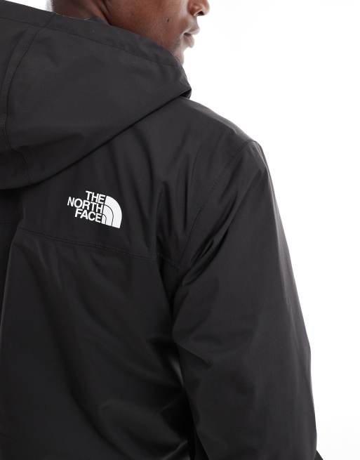 The North Face Antora hooded jacket in black
