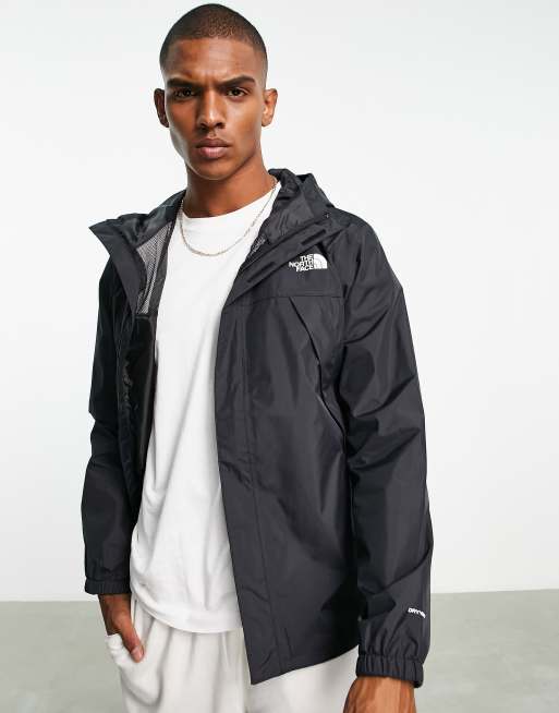 The North Face Synthetic puffer jacket in khaki and black Exclusive at ASOS