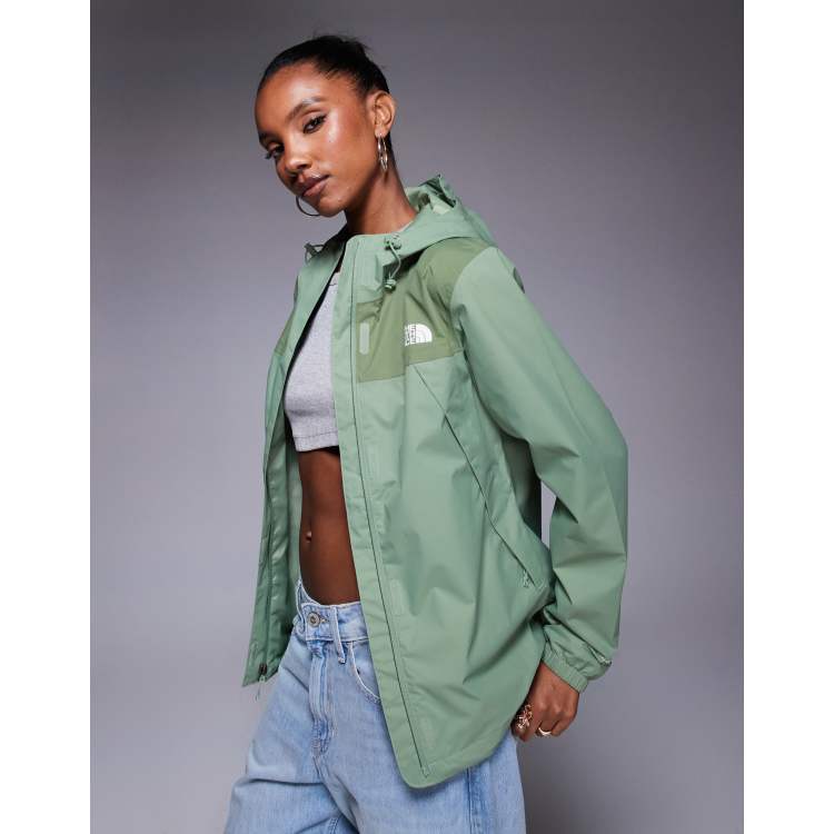 The North Face Antora rain jacket in slate moss/bark mist | ASOS