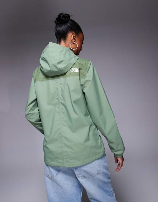 The North Face Antora rain jacket in slate moss/bark mist