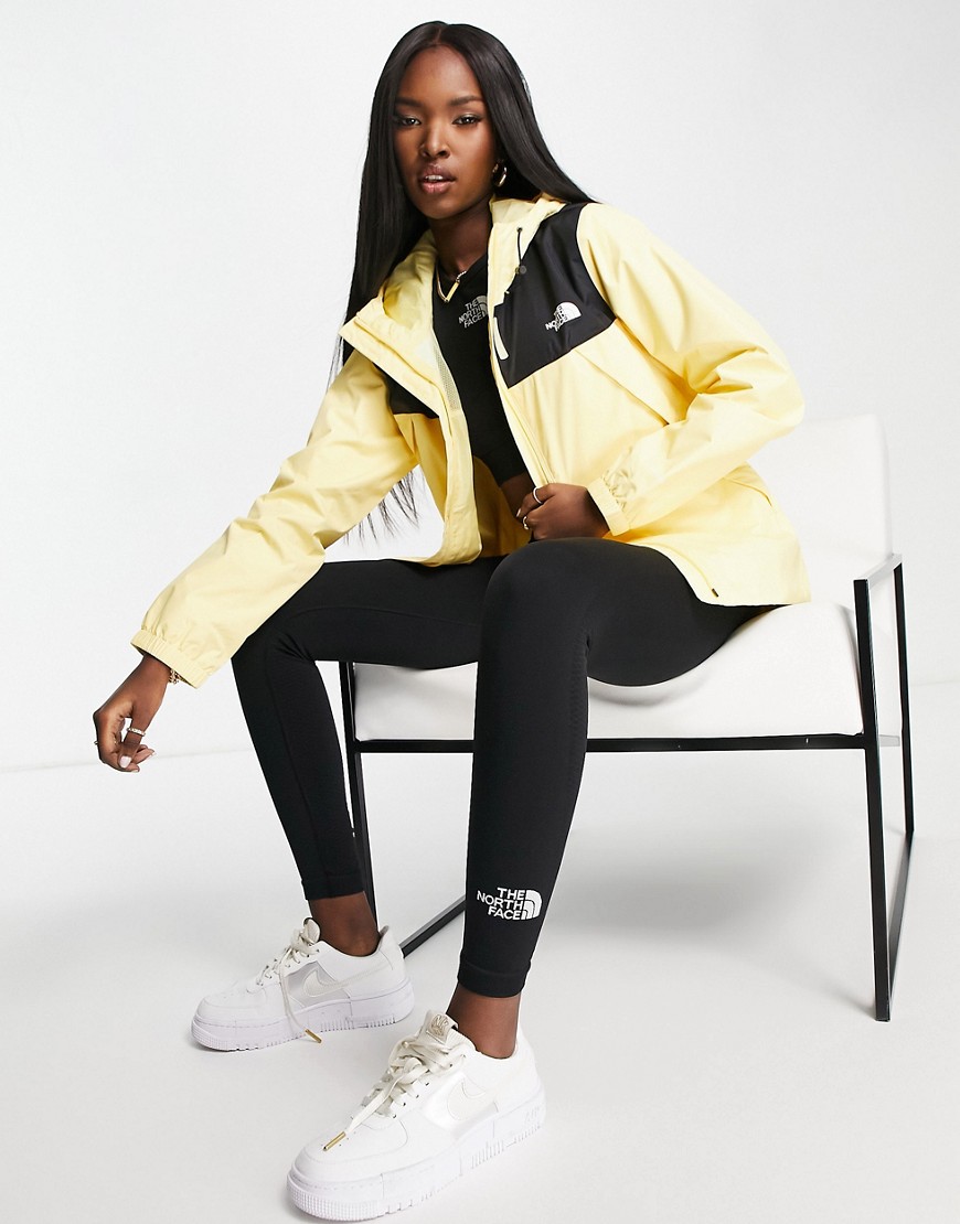 The North Face Antora rain jacket in yellow