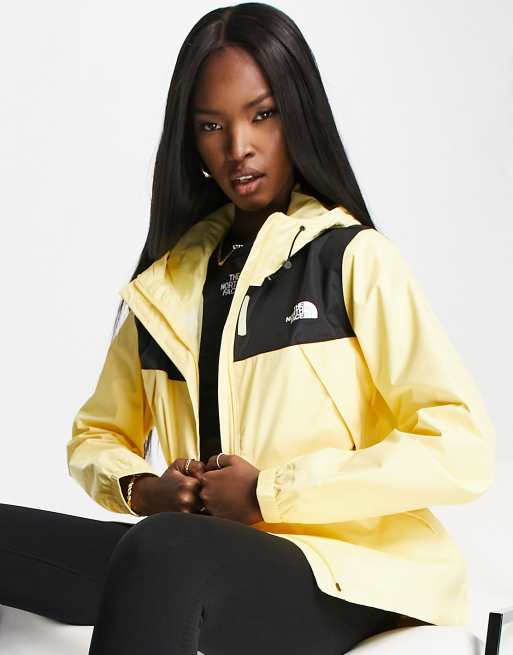 Womens yellow north face sales coat