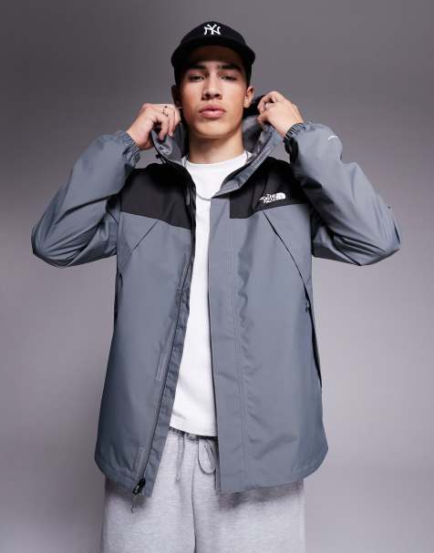 The North Face – Antora – Wasserabweisende Jacke in Grau - view 1