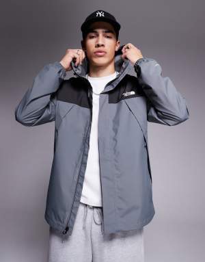 The North Face Antora waterproof jacket in grey