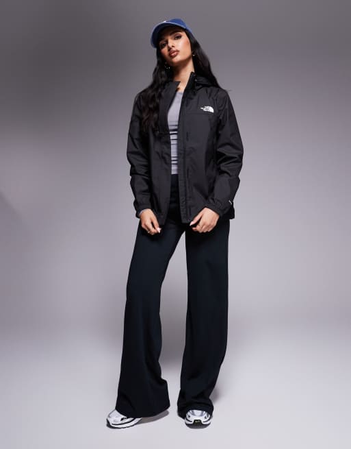 The North Face Antora waterproof logo jacket in black