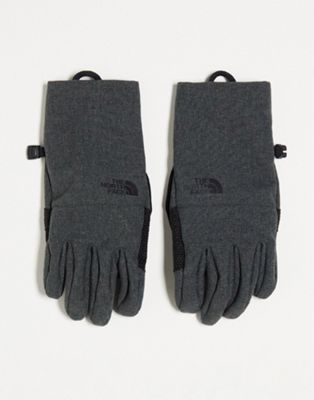 The North Face Apex Etip gloves in grey