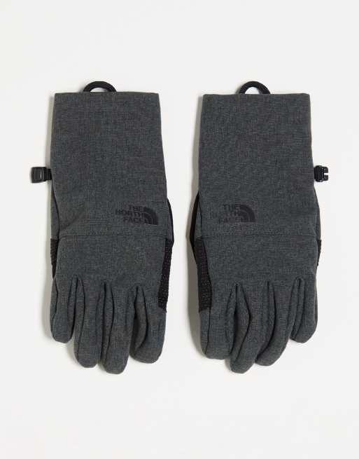 The North Face Apex Etip gloves in grey 