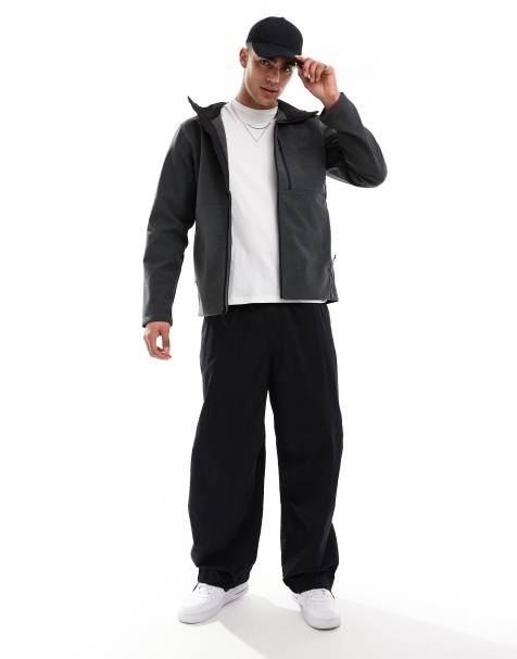 The North Face Apex full zip hooded jacket in dark gray - view 1