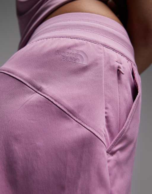 The North Face Aphrodite Arise 3" shorts in purple, 2 of 5