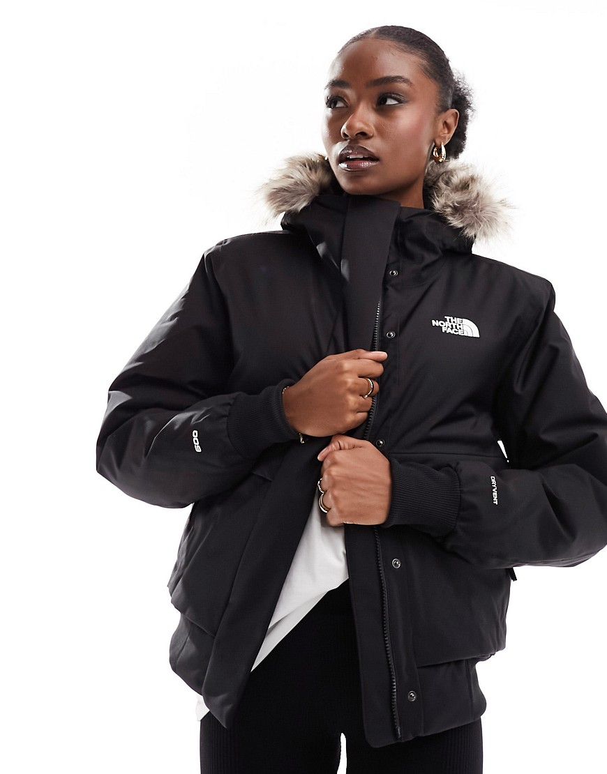 The North Face Arctic Bomber Jacket In Black