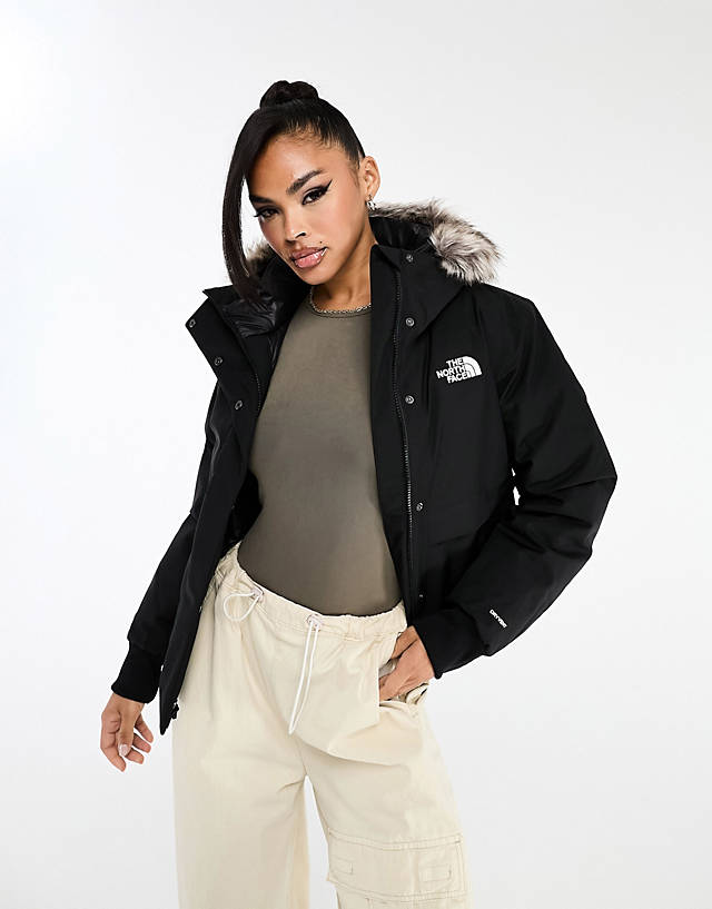 The North Face - arctic insulated bomber jacket in black