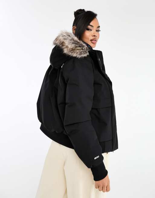 The North Face Arctic insulated bomber jacket in black