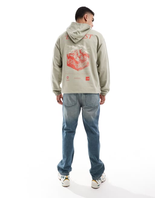 The North Face Axys pullover hoodie with graphic back print