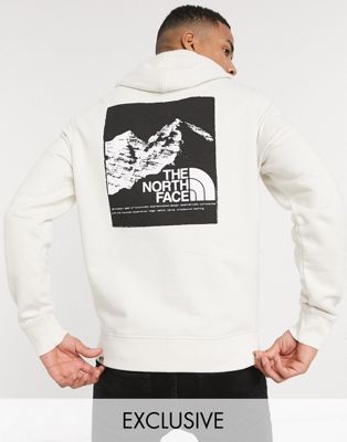 north face cream hoodie