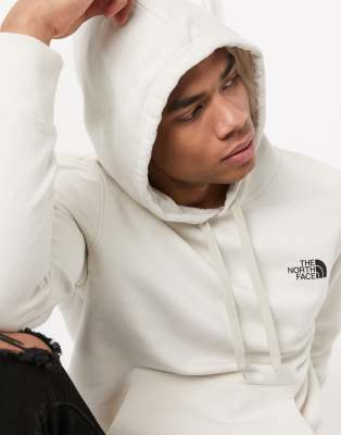 cream north face hoodie