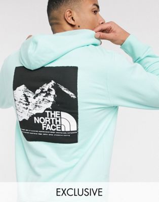 mint green north face