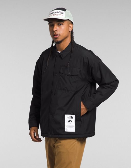 The North Face back print coach jacket in black