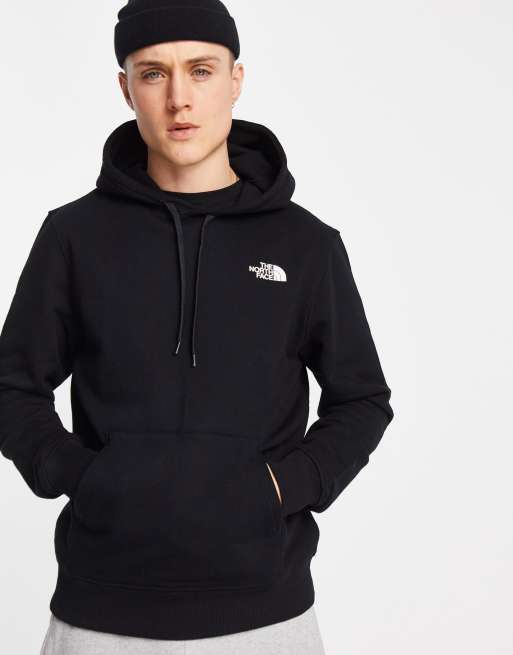 The North Face Back print Graphic hoodie in black Exclusive to ASOS