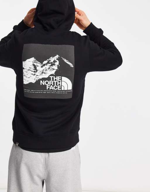 The North Face Back print Graphic hoodie in black Exclusive to