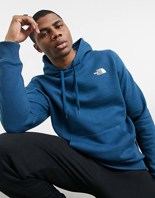 The North Face Back print Graphic hoodie in navy Exclusive to ASOS