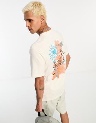 The North Face Back Print T-shirt In White