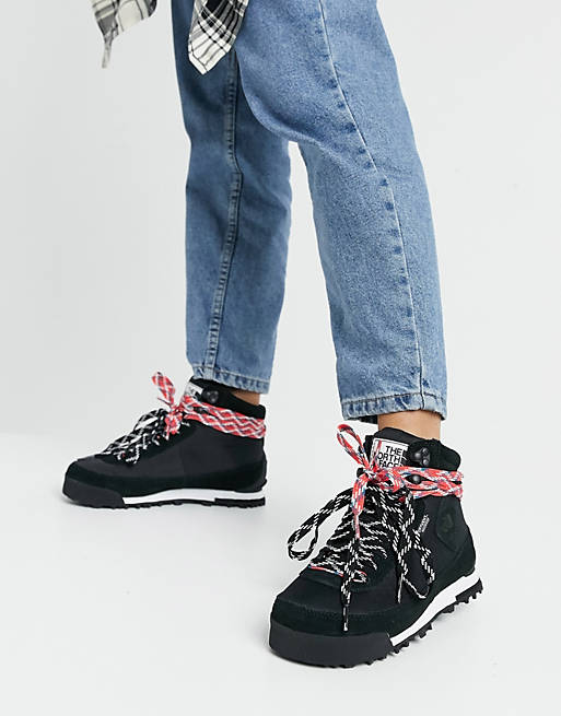 idiom tie Police station The North Face Back to Berkeley boot in black | ASOS