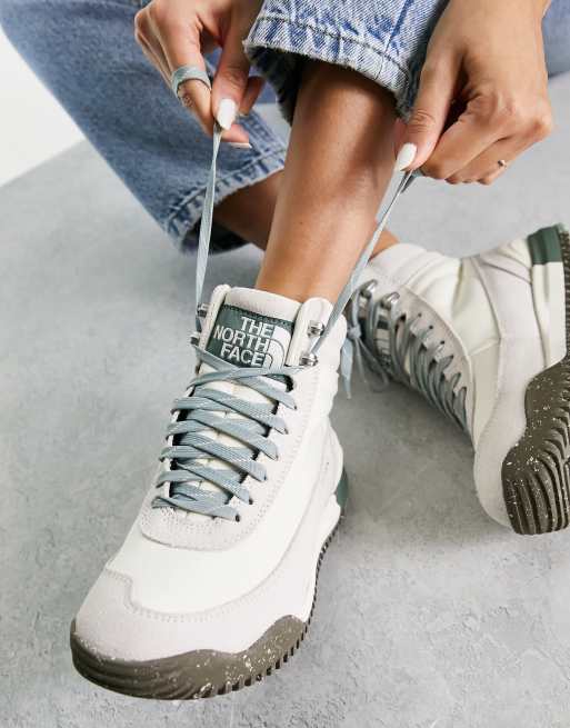 The North Face – Back-To-Berkeley III – Białe wodoodporne buty trekkingowe