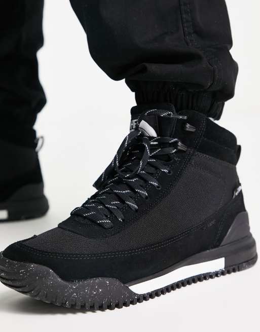 Black north face store walking boots