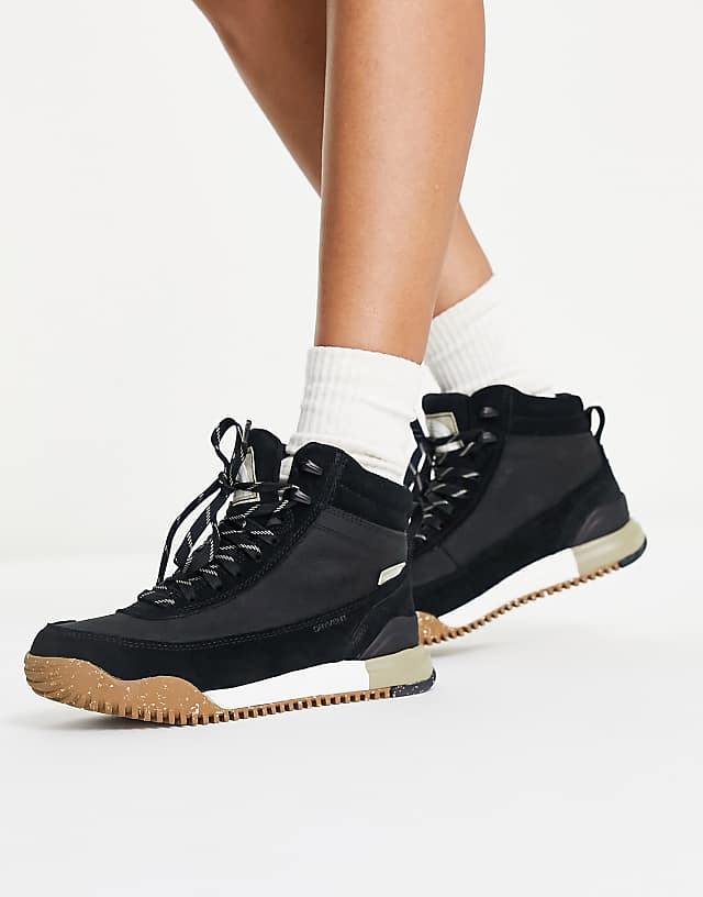 The North Face Back-to-Berkeley III waterproof hiking boots in black with gum sole | ASOS