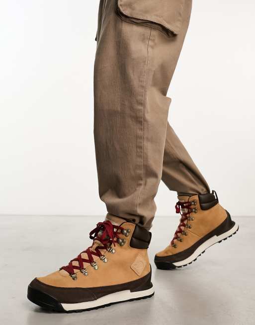 The North Face - Back-To-Berkeley IV - Bottes de randonnée imperméables en cuir - Taupe et marron, 4 de 4