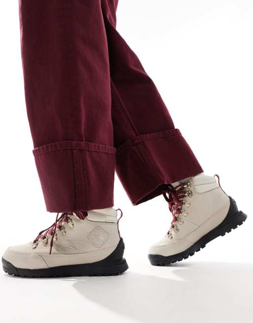 The North Face - Back-To-Berkeley IV - Bottes imperméables en cuir - Blanc et bordeaux, 2 de 4