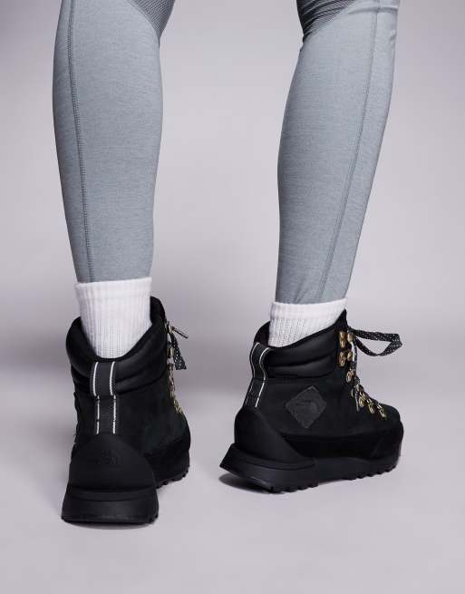 The North Face - Back-To-Berkeley IV - Scarponcini da trekking impermeabili in pelle neri, 3 di 4